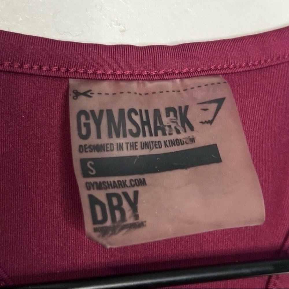 Gymshark Fit Berry Red Sports Bra - Picture 3 of 6